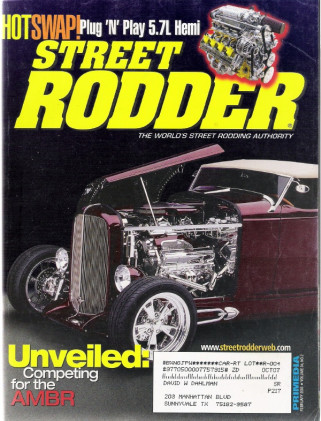 STREET RODDER 2005 FEB - DEUCE TANK INTO A MODEL, 5.7L HEMI FOR YOUR ROD